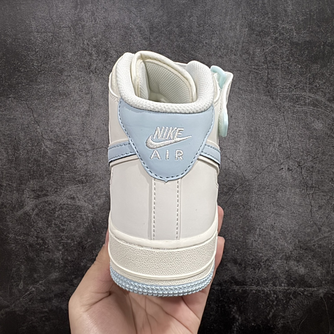 图片[4]-【公司级】Nike Air Force 1 MID 米兰勾 满天星中帮空军一号休闲板鞋 客供高亮3m反光 定制头成皮料 定制鞋盒 原楦原纸板 纯正版型 内置全掌气垫 货号：SH0235-555 Size：36 36.5 37.5 38 38.5 39 40 40.5 41 42 42.5 43 44 44.5 45 编码：LF310320-莆田鞋批发中心