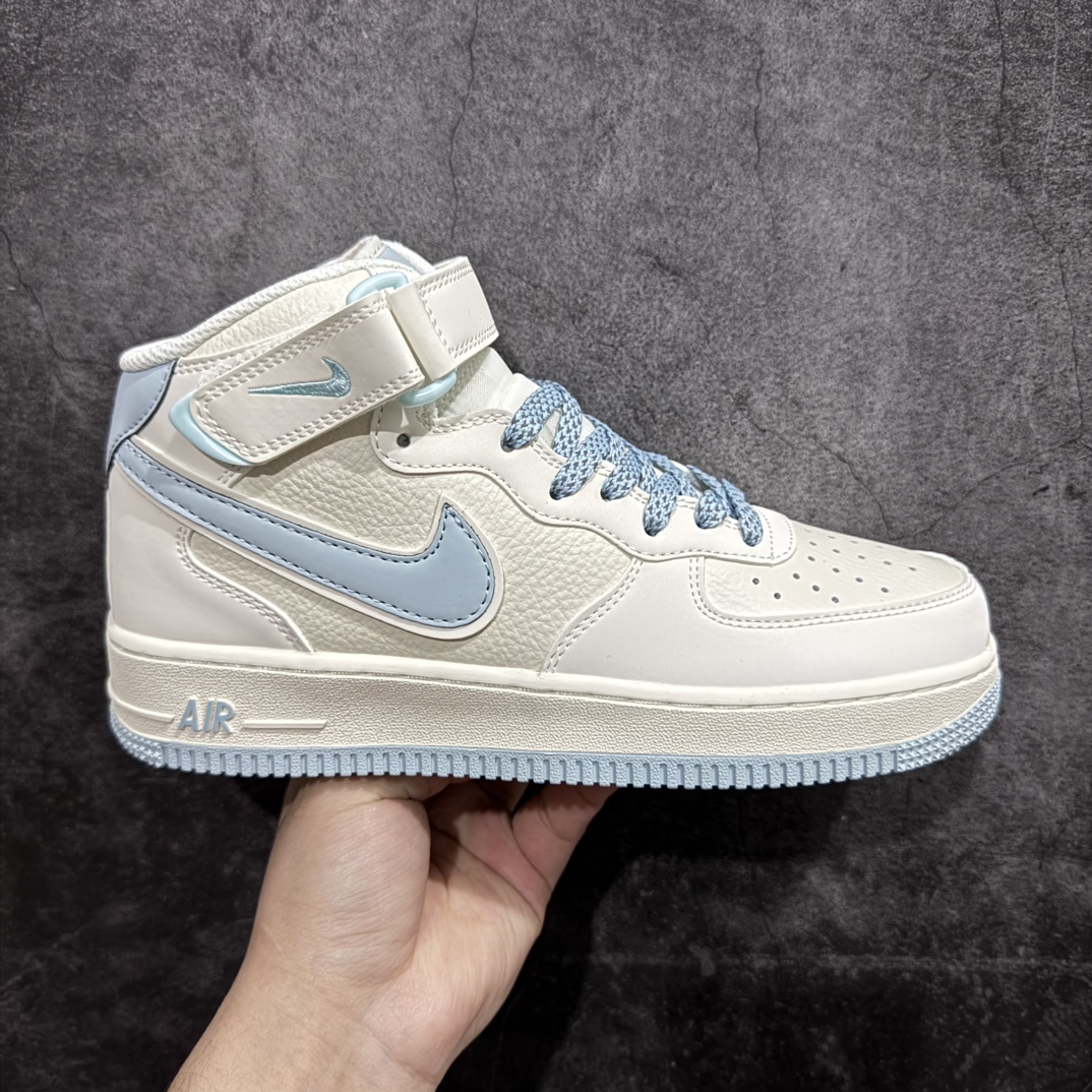 【公司级】Nike Air Force 1 MID 米兰勾 满天星中帮空军一号休闲板鞋 客供高亮3m反光 定制头成皮料 定制鞋盒 原楦原纸板 纯正版型 内置全掌气垫 货号：SH0235-555 Size：36 36.5 37.5 38 38.5 39 40 40.5 41 42 42.5 43 44 44.5 45 编码：LF310320-莆田鞋批发中心