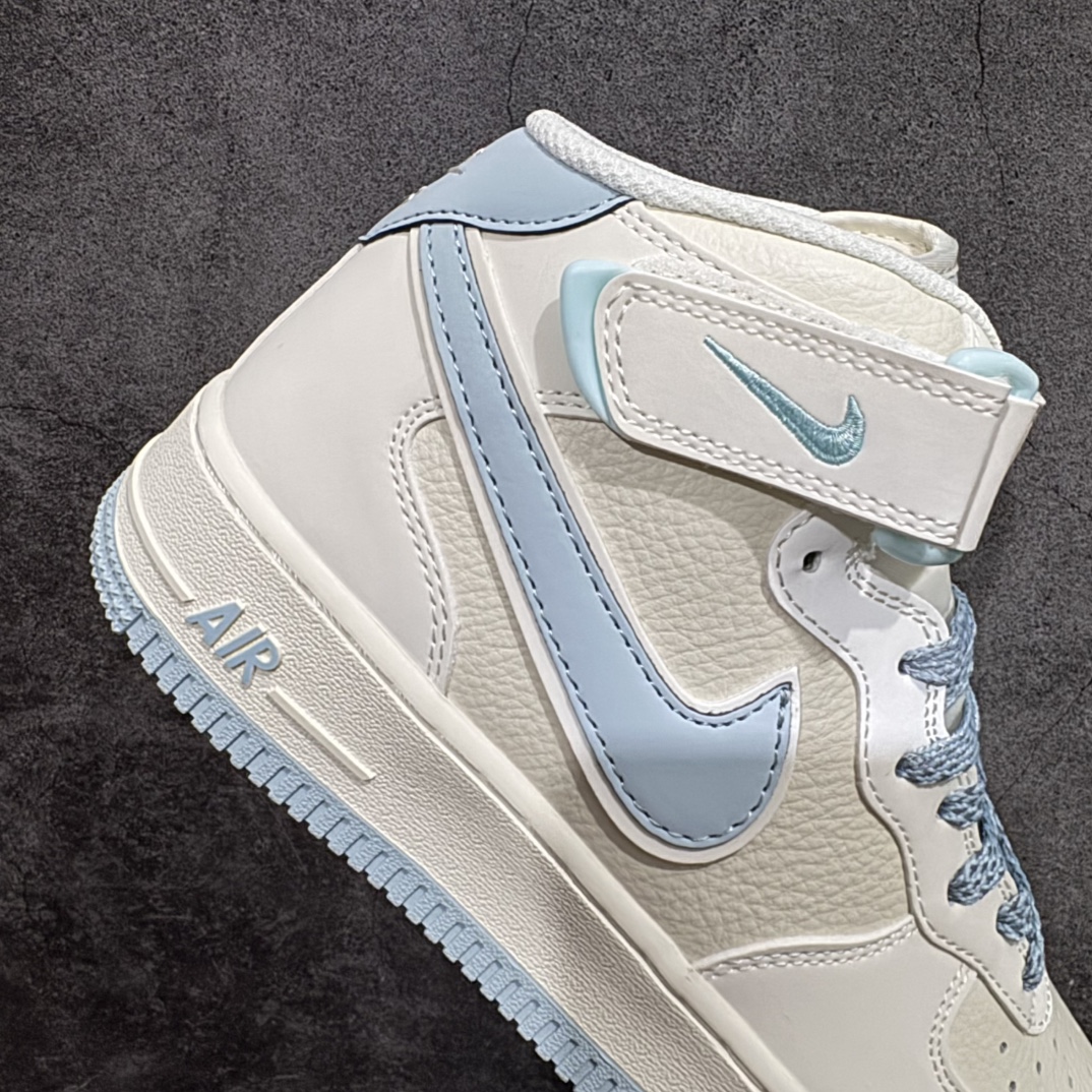 图片[7]-【公司级】Nike Air Force 1 MID 米兰勾 满天星中帮空军一号休闲板鞋 客供高亮3m反光 定制头成皮料 定制鞋盒 原楦原纸板 纯正版型 内置全掌气垫 货号：SH0235-555 Size：36 36.5 37.5 38 38.5 39 40 40.5 41 42 42.5 43 44 44.5 45 编码：LF310320-莆田鞋批发中心