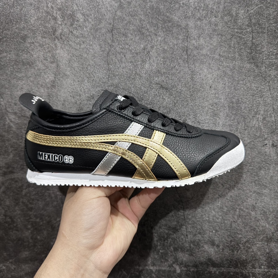 【日版纯原】Asics Onitsuka Tiger MEXICO 66 亚瑟士鬼冢虎复古经典板鞋n印尼厂Oem原单材料 除成型在PT外n其余全部客供材料 淘宝B级代购店铺内供💯n四联官方吊牌 乳胶组合鞋垫、羊皮纸质中底 不用宰手买专柜 这里满足你👊🏼 全新工厂开发 一线品质 全部原鞋一比一开发  Size：36-46 全码出货 编码：CC230250-莆田鞋批发中心