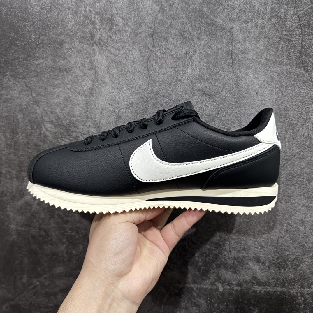 图片[2]-【TG纯原】NK Classic Cortez Leather 阿甘复古初代皮革慢跑鞋 货号：FB6877-001nn缓震防滑耐磨同源头层皮料 原厂模具 公司级标准检验QC 区分市面一切版本 完美复刻阿甘复古鞋型 尺码：35-45 编码：DL200220-莆田鞋批发中心