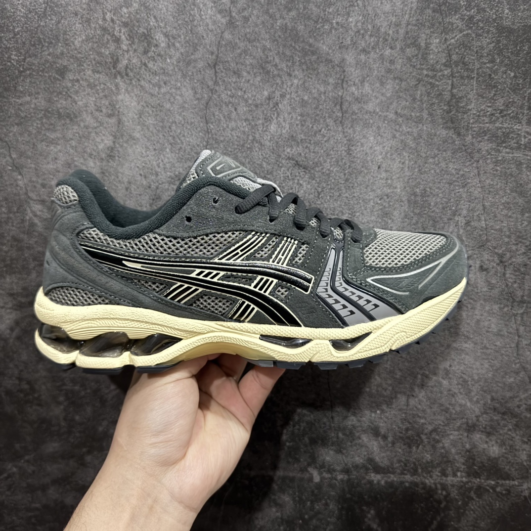 【ZX版本】亚瑟士Asics Gel-Kayano 14系列GEL-K14  复古舒适 织物合成革减震防滑耐磨 低帮 休闲跑步鞋n市场顶级版本n原装纸板楦头开发独家私模五层组合大底原厂定制缓震硅胶加持 原盒原配 官方四联吊牌n一比一同步原鞋工艺和用料n后跟一样采用了GEL缓震胶整体系列设计非常的科技感！n锻炼跑步的同时让你一样时尚百搭！ 尺码：36-45 编码：AM260280-莆田鞋批发中心