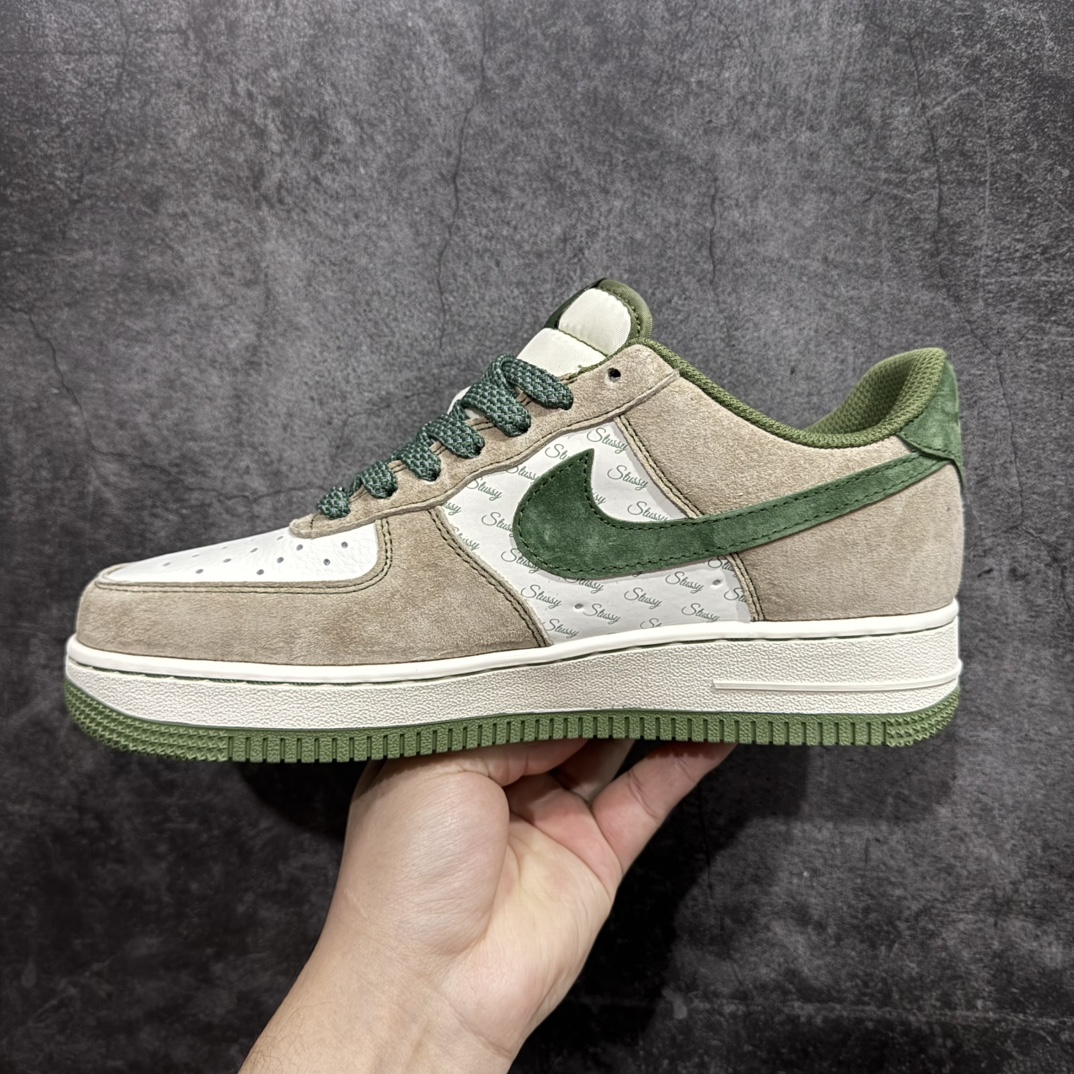 图片[2]-【公司级】海外限量发售！公司级NIke Air Force 1 \’07 Low “斯图西联名–绿浅棕”空军一号 低帮 运动鞋 休闲鞋 折边针车 工艺难度大 原楦头原纸板 原装鞋盒 定制五金配件 内置全掌气垫 原厂鞋底货号：XZ6188-666 Size：36 36.5 37.5 38 38.5 39 40 40.5 41 42 42.5 43 44 44.5 45 编码：HXS310320-莆田鞋批发中心