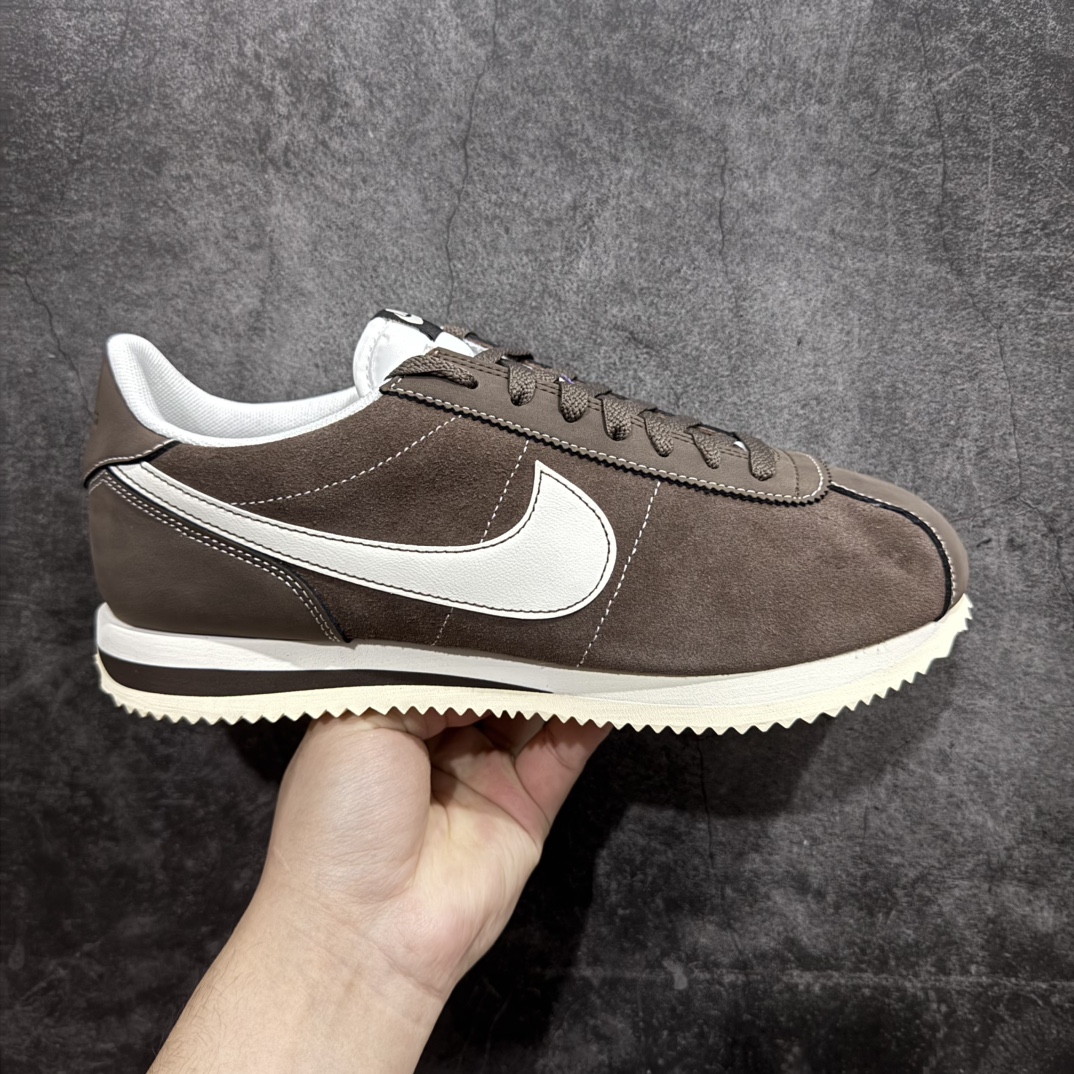 【TG纯原】NK Classic Cortez Leather 阿甘复古初代皮革慢跑鞋 货号：FQ8144-237nn缓震防滑耐磨同源头层皮料 原厂模具 公司级标准检验QC 区分市面一切版本 完美复刻阿甘复古鞋型 尺码：35-45 编码：DL200220-莆田鞋批发中心