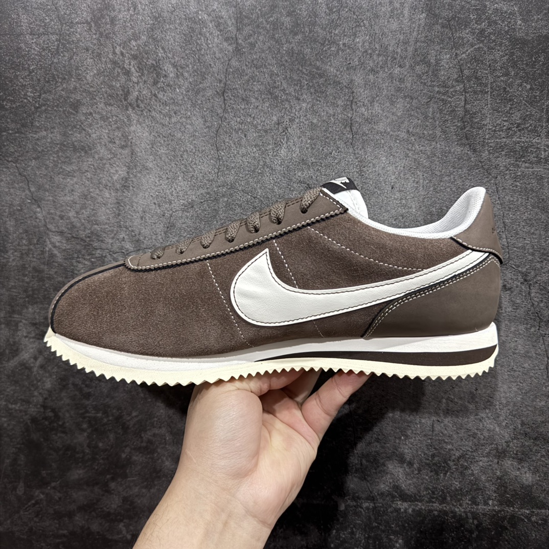 图片[2]-【TG纯原】NK Classic Cortez Leather 阿甘复古初代皮革慢跑鞋 货号：FQ8144-237nn缓震防滑耐磨同源头层皮料 原厂模具 公司级标准检验QC 区分市面一切版本 完美复刻阿甘复古鞋型 尺码：35-45 编码：DL200220-莆田鞋批发中心