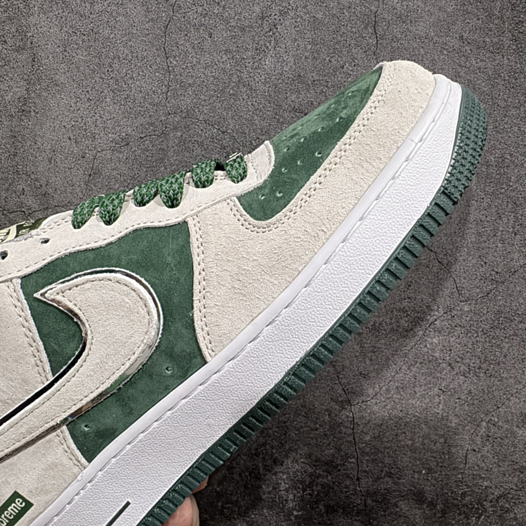 图片[6]-【公司级】Nike Air Force 1 Low 07 x Supreme 灰绿满天星n原楦头原纸板 打造纯正低帮空军版型 专注外贸渠道 全掌内置蜂窝气垫原盒配件 原厂中底钢印、拉帮完美官方货号：CT2302 228 Size：36 36.5 37.5 38 38.5 39 40 40.5 41 42 42.5 43 44 44.5 45 编码：CC180190-莆田鞋批发中心