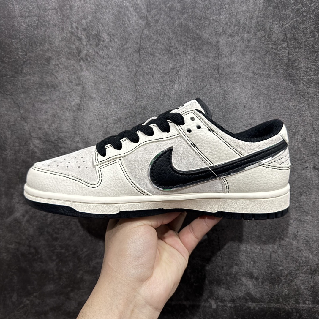 图片[2]-【定制版】Nike SB Dunk Low x Supreme 米黑三小钩n纯原大厂出品 极力推荐n原装头层材料 独家版型蒸餾加工n帶來的是更好的视觉和脚感体验n大厂纯原品质出货 清洁度 电绣工艺皮料切割干净无任何毛边 细节完美 官方货号：XX3168 302 尺码：36 36.5 37.5 38 38.5 39 40 40.5 41 42 42.5 43 44 44.5 45  编码：HXS320340-莆田鞋批发中心