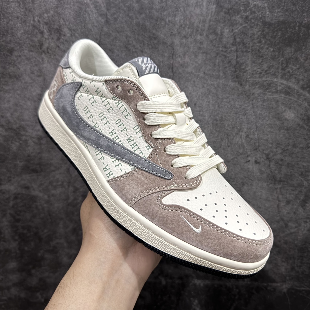 图片[3]-【定制版】Air Jordan 1 Low AJ1 乔一联名 高端定制 低帮复古休闲板鞋货号：SJ2068-109n定制鞋盒 大厂纯原品质出货 超高清洁度 皮料切割干净无任何毛边 细节完美  尺码：36 36.5 37.5 38 38.5 39 40 40.5 41 42 42.5 43 44 44.5 45 编码：HXS320340-莆田鞋批发中心