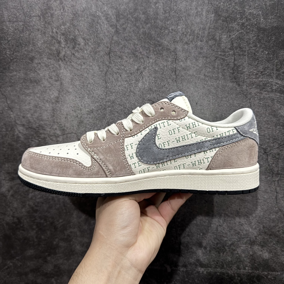 图片[2]-【定制版】Air Jordan 1 Low AJ1 乔一联名 高端定制 低帮复古休闲板鞋货号：SJ2068-109n定制鞋盒 大厂纯原品质出货 超高清洁度 皮料切割干净无任何毛边 细节完美  尺码：36 36.5 37.5 38 38.5 39 40 40.5 41 42 42.5 43 44 44.5 45 编码：HXS320340-莆田鞋批发中心