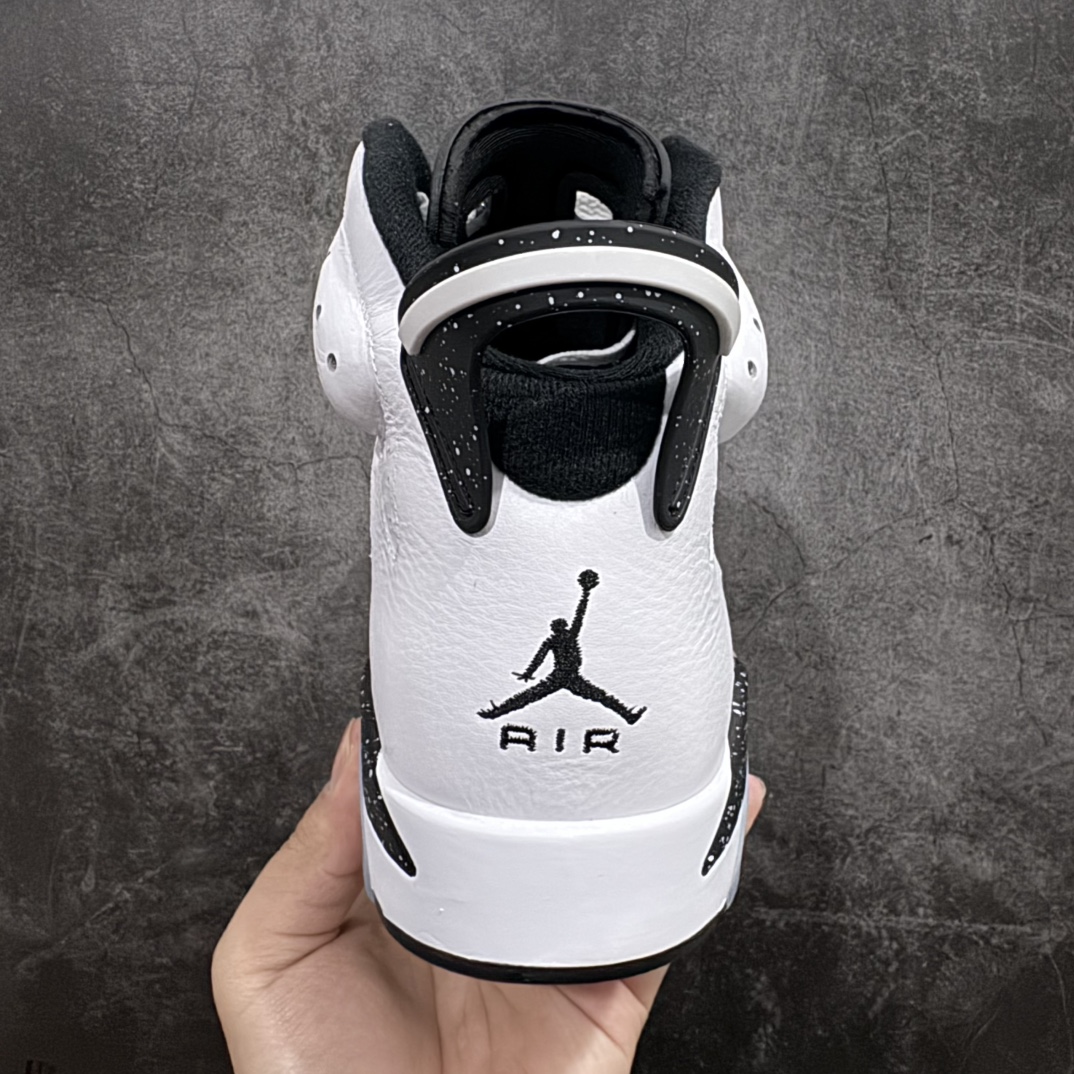 图片[4]-【纯原福利】Air Jordan AJ6 Retro 反转奥利奥白黑之前零售六七百的东西 买到就是赚 高端零售裸鞋圈特供批次 SZ原厂全套原楦原纸板冲刀磨具开发 原厂皮料加持 原厂港宝加持定型后跟R度完美 同源原厂电绣 飞翼针数密度立体效果一致 百分百一致原鞋 原厂拉帮工艺 针距密度一致 后跟弧度收口自然不对折 极致一眼正品既视感 进口玻璃冲刀皮料裁剪零毛边 全鞋电脑针车工艺 品控清洁度最高QC检验标准 免检产品 原厂订购鞋盒、鞋标、防尘纸、鞋撑、鞋带 追求极致的原厂味道货号：CT8529-112  尺码 ：40 40.5 41 42.5 43 44 44.5 45 45.5 47.5 编码：777230250-莆田鞋批发中心