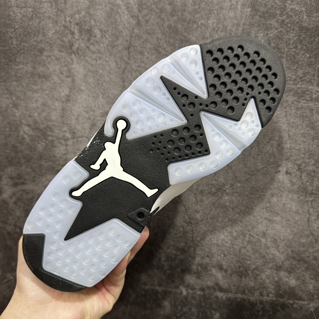 图片[9]-【纯原福利】Air Jordan AJ6 Retro 反转奥利奥白黑之前零售六七百的东西 买到就是赚 高端零售裸鞋圈特供批次 SZ原厂全套原楦原纸板冲刀磨具开发 原厂皮料加持 原厂港宝加持定型后跟R度完美 同源原厂电绣 飞翼针数密度立体效果一致 百分百一致原鞋 原厂拉帮工艺 针距密度一致 后跟弧度收口自然不对折 极致一眼正品既视感 进口玻璃冲刀皮料裁剪零毛边 全鞋电脑针车工艺 品控清洁度最高QC检验标准 免检产品 原厂订购鞋盒、鞋标、防尘纸、鞋撑、鞋带 追求极致的原厂味道货号：CT8529-112  尺码 ：40 40.5 41 42.5 43 44 44.5 45 45.5 47.5 编码：777230250-莆田鞋批发中心