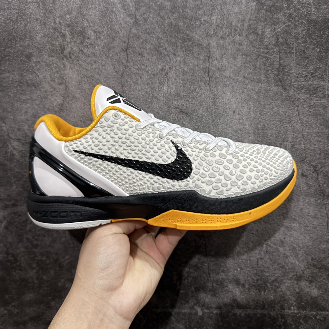 【CK版】NK Zoom Kobe 6 科比六代前后气垫加持 信仰绝不减配 市售唯一PROTRO复刻版开发货品 全鞋身材料卡色独家定制 SWOOSH 蛇鳞 正确珠光效果（内嵌珍珠粉）独家前掌Zoom Turbo 后掌马蹄Zoom缓震 内置全真动态飞线 独家复刻U型缓震垫带独立钢印 十年情怀 这里完美落地 致力打造最强ZK系列货号：CW2190-100 尺码：39-47.5 编码：CK300320-莆田鞋批发中心