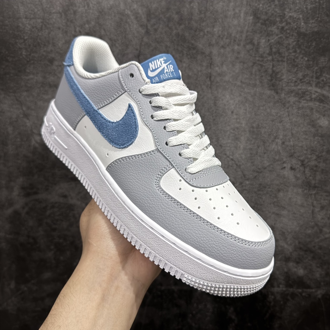 图片[3]-【公司级】Nike Air Force 1 Low 07 灰蓝白n原楦头原纸板 打造纯正低帮空军版型 专注外贸渠道 全掌内置蜂窝气垫原盒配件 原厂中底钢印、拉帮完美官方货号：HV1795 141 Size：36 36.5 37.5 38 38.5 39 40 40.5 41 42 42.5 43 44 44.5 45 编码：HXS250260-莆田鞋批发中心