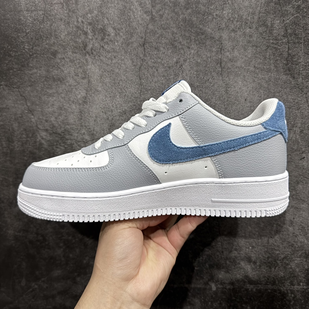 图片[2]-【公司级】Nike Air Force 1 Low 07 灰蓝白n原楦头原纸板 打造纯正低帮空军版型 专注外贸渠道 全掌内置蜂窝气垫原盒配件 原厂中底钢印、拉帮完美官方货号：HV1795 141 Size：36 36.5 37.5 38 38.5 39 40 40.5 41 42 42.5 43 44 44.5 45 编码：HXS250260-莆田鞋批发中心