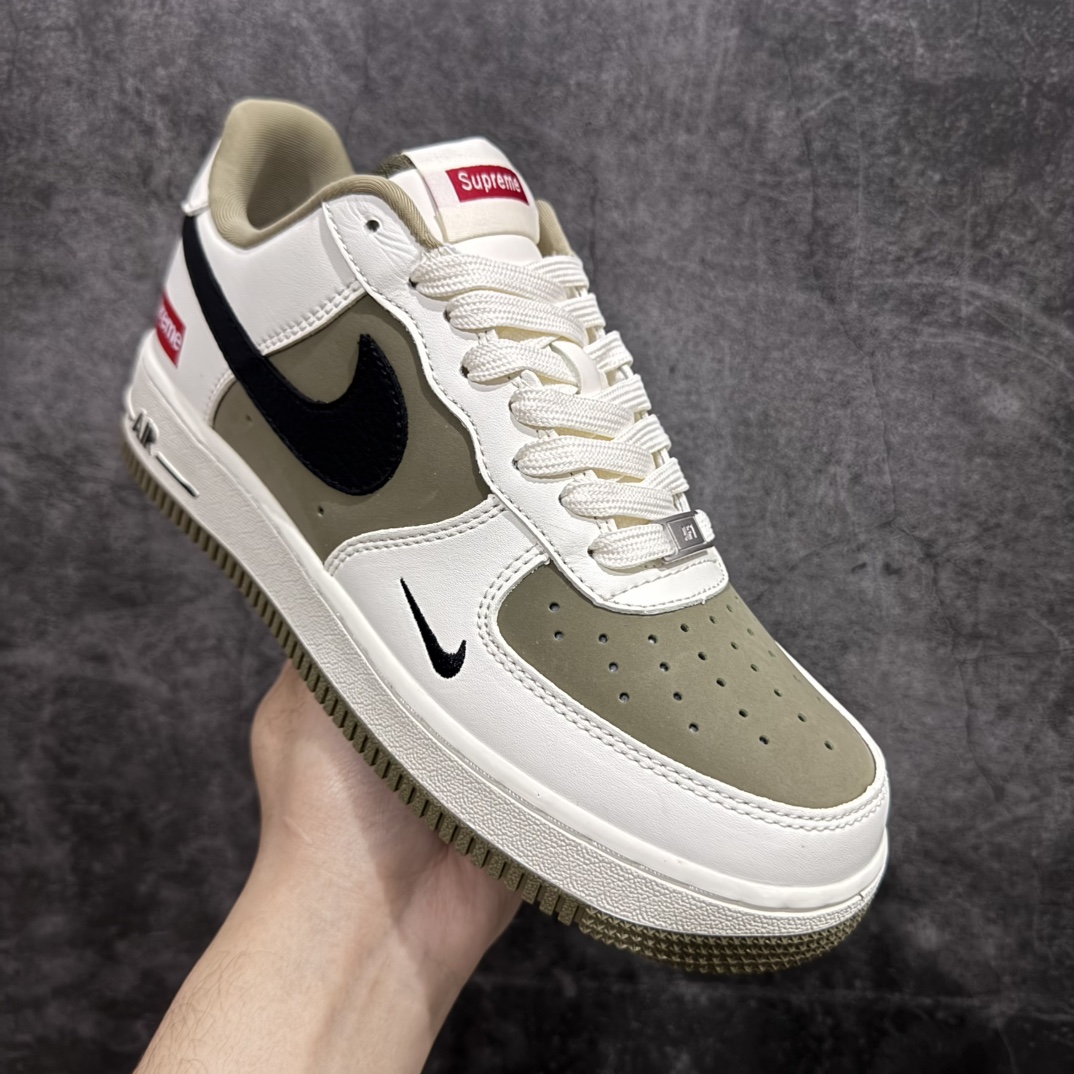 图片[3]-【公司级】Nk Air Force 1‘07 Low Supreme联名-米军绿 空军一号低帮休闲板鞋 CH6336-508rn#原楦头原纸板 原装鞋盒 定制五金配件 内置全掌气垫 原厂鞋底 r 尺码：36 36.5 37.5 38 38.5 39 40 40.5 41 42 42.5 43 44 44.5 45  编码：HXS310320-莆田鞋批发中心