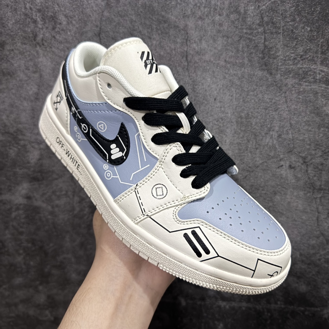 图片[3]-【定制版】Air Jordan 1 Low AJ1 乔1 OF联名-立体按键 高端定制 低帮复古篮球鞋 DM9188-001rn#定制鞋盒 大厂纯原品质出货 超高清洁度 皮料切割干净无任何毛边 细节完美 r 尺码：36 36.5 37.5 38 38.5 39 40 40.5 41 42 42.5 43 44 44.5 45 编码：HXS340360-莆田鞋批发中心