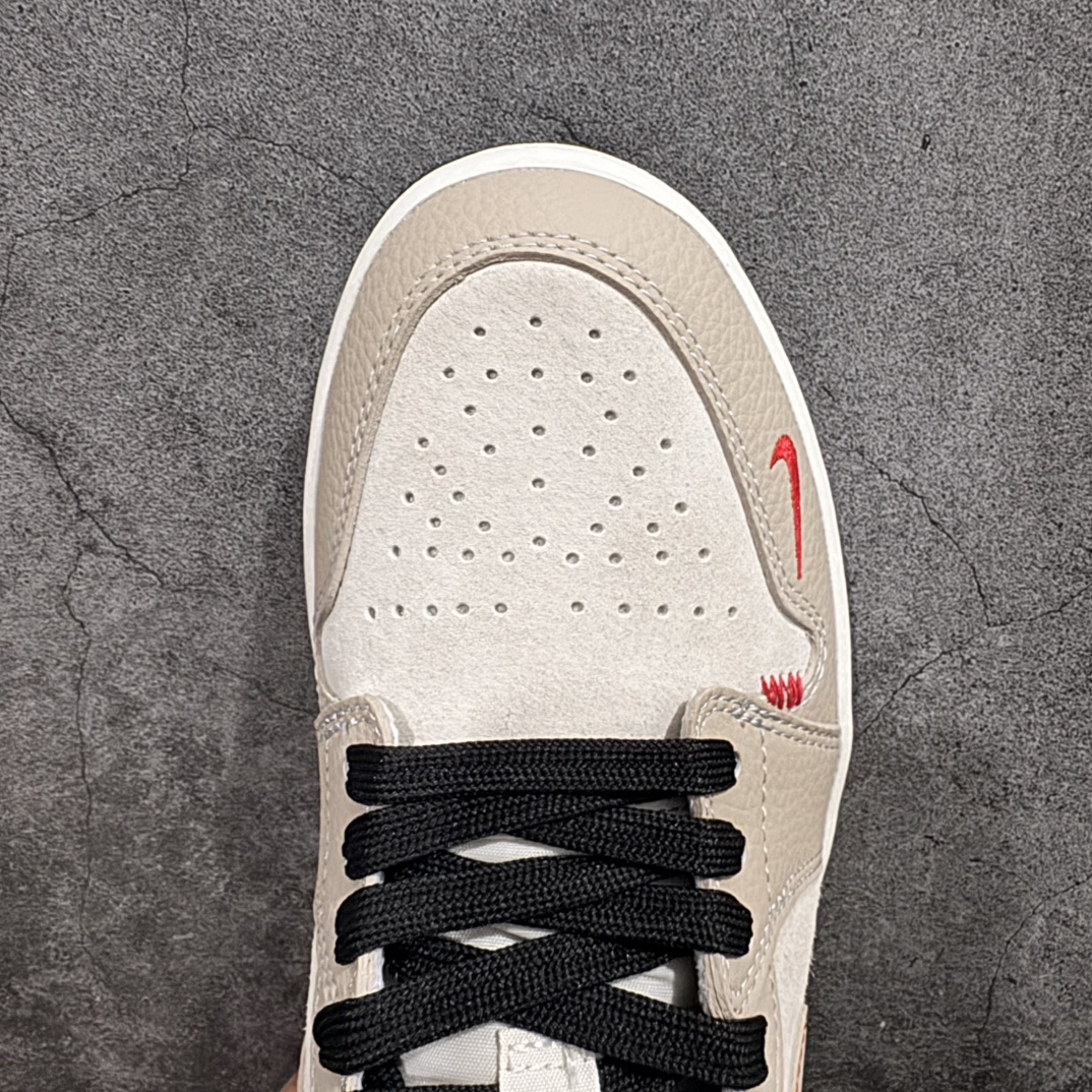 图片[5]-【定制版】Air Jordan 1 Low AJ1 乔1 北面联名-露褐 高端定制 低帮复古篮球鞋 DC2024-033rn#定制鞋盒 大厂纯原品质出货 超高清洁度 皮料切割干净无任何毛边 细节完美 r 尺码：36 36.5 37.5 38 38.5 39 40 40.5 41 42 42.5 43 44 44.5 45  编码：HXS340360-莆田鞋批发中心