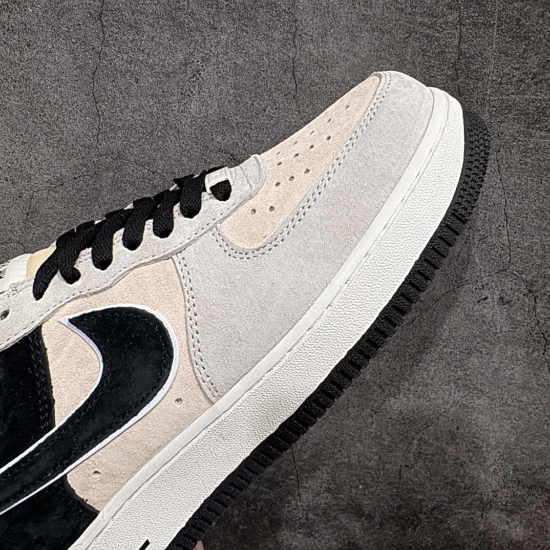 图片[6]-【定制版】公司级 Nike Air Force 1 Low ’07 灰黑 麂皮空军一号低帮休闲板鞋 原厂麂皮 原楦原纸板 纯正版型 正品NFC感应芯片 高清洁度 内置全掌气垫 货号：LF8989-666 Size：36 36.5 37.5 38 38.5 39 40 40.5 41 42 42.5 43 44 44.5 45 编码：LF290300-莆田鞋批发中心