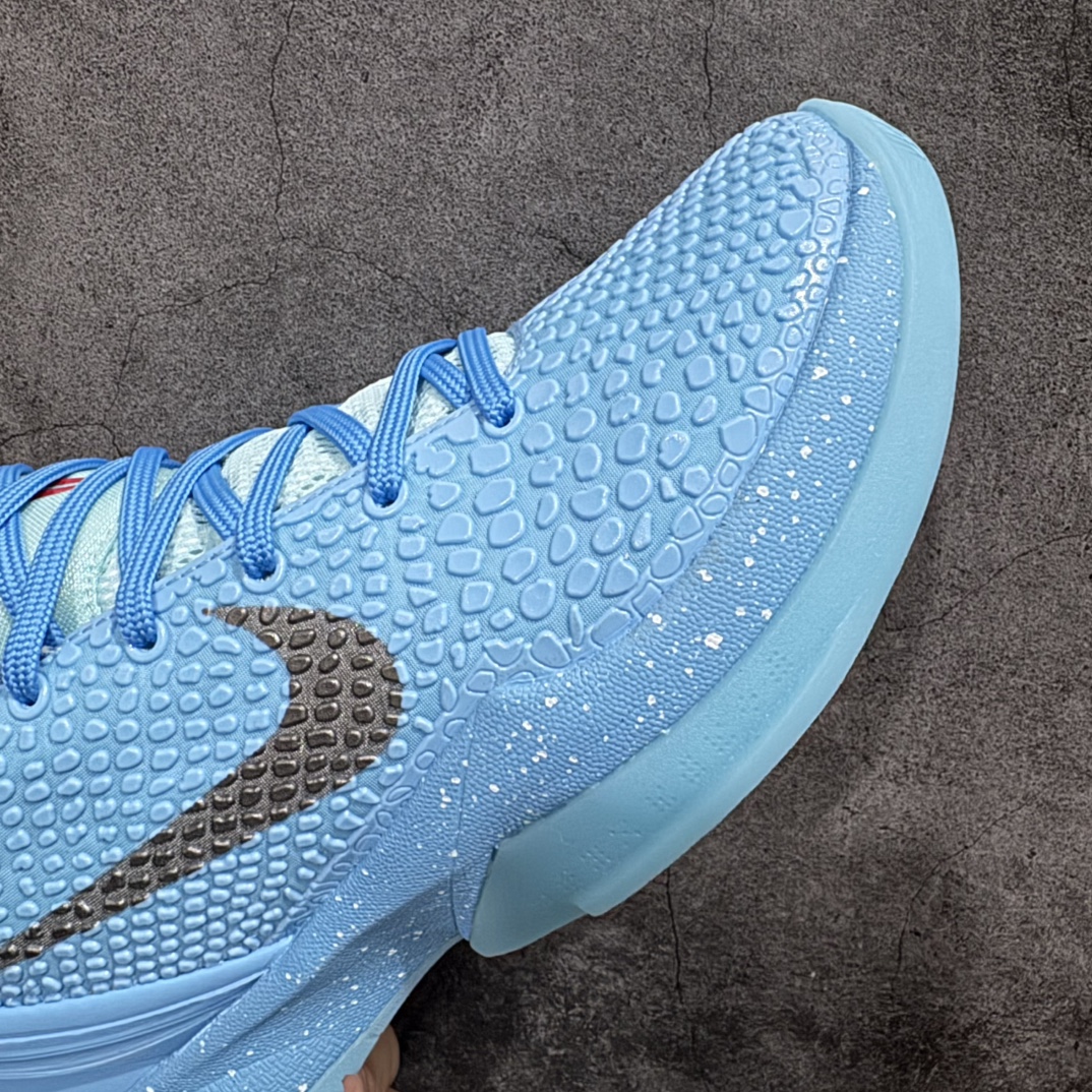 图片[6]-【MX版本】NK Zoom Kobe 6 科比六代 蓝色 pE2023-100n前后气垫加持 信仰绝不减配市售唯一PROTRO复刻版开发货品全鞋身材料卡色独家定制SWOOSH 蛇鳞 正确珠光效果（内嵌珍珠粉）n独家前掌Zoom Turbo 后掌马蹄Zoom缓震内置全真动态飞线 独家复刻U型缓震垫带独立钢印十年情怀 这里完美落地 致力打造最强ZK系列  尺码：41 42 42.5 43 44 44.5 45 45.5 46 47.5 48.5 49.5 编码：T580620-莆田鞋批发中心