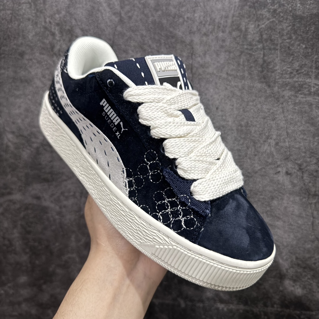 图片[3]-【RS纯原】PUMA Suede XL 厚鞋舌n轻便防滑低帮板鞋 实拍首发完美细节 官方1:1 同步升级nTR大底 中底走线 三维立体烫金logo 栩栩如生 官方货号: 395777 01 尺码: 35 36 36.5 37.5 38 38.5 39 40 40.5 41 42 42.5 43 44  45 编码：XN230250n-莆田鞋批发中心