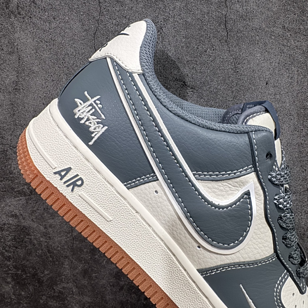 【定制版】Nk Air Force 1'07 Low 斯图西联名-灰白生胶 空军一号低帮休闲板鞋 XZ9688-101