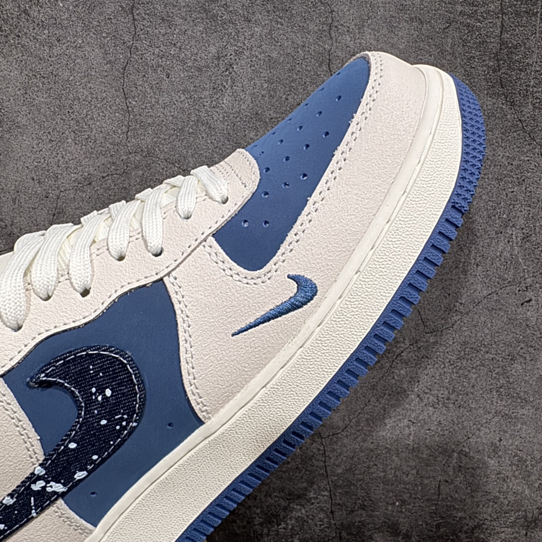 图片[6]-【公司级】Nk Air Force 1\’07 Low 北面联名-米蓝花布勾 空军一号 低帮休闲板鞋 KK1988-021rn#原楦头原纸板 原装鞋盒 定制五金配件 内置全掌气垫 原厂鞋底 r 尺码：36 36.5 37.5 38 38.5 39 40 40.5 41 42 42.5 43 44 44.5 45  编码：HXS310320-莆田鞋批发中心