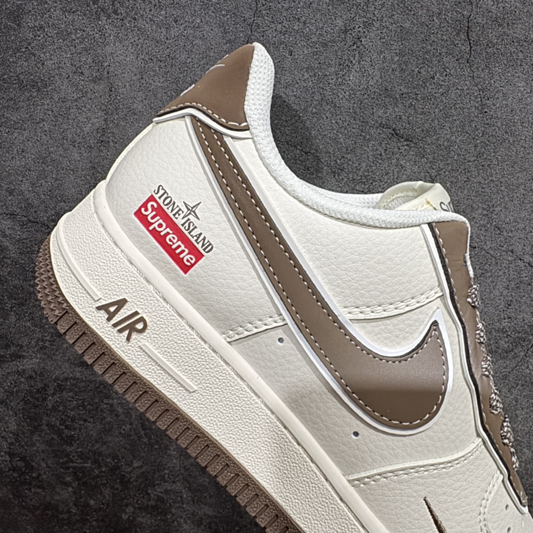 图片[7]-【定制版】Nike Air Force 1 Low 07 x Supreme x Stone Island 白棕小钩n原楦头原纸板 打造纯正低帮空军版型 专注外贸渠道 全掌内置蜂窝气垫原盒配件 原厂中底钢印、拉帮完美官方货号：BB1616 306 Size：36 36.5 37.5 38 38.5 39 40 40.5 41 42 42.5 43 44 44.5 45 编码：HXS310320-莆田鞋批发中心