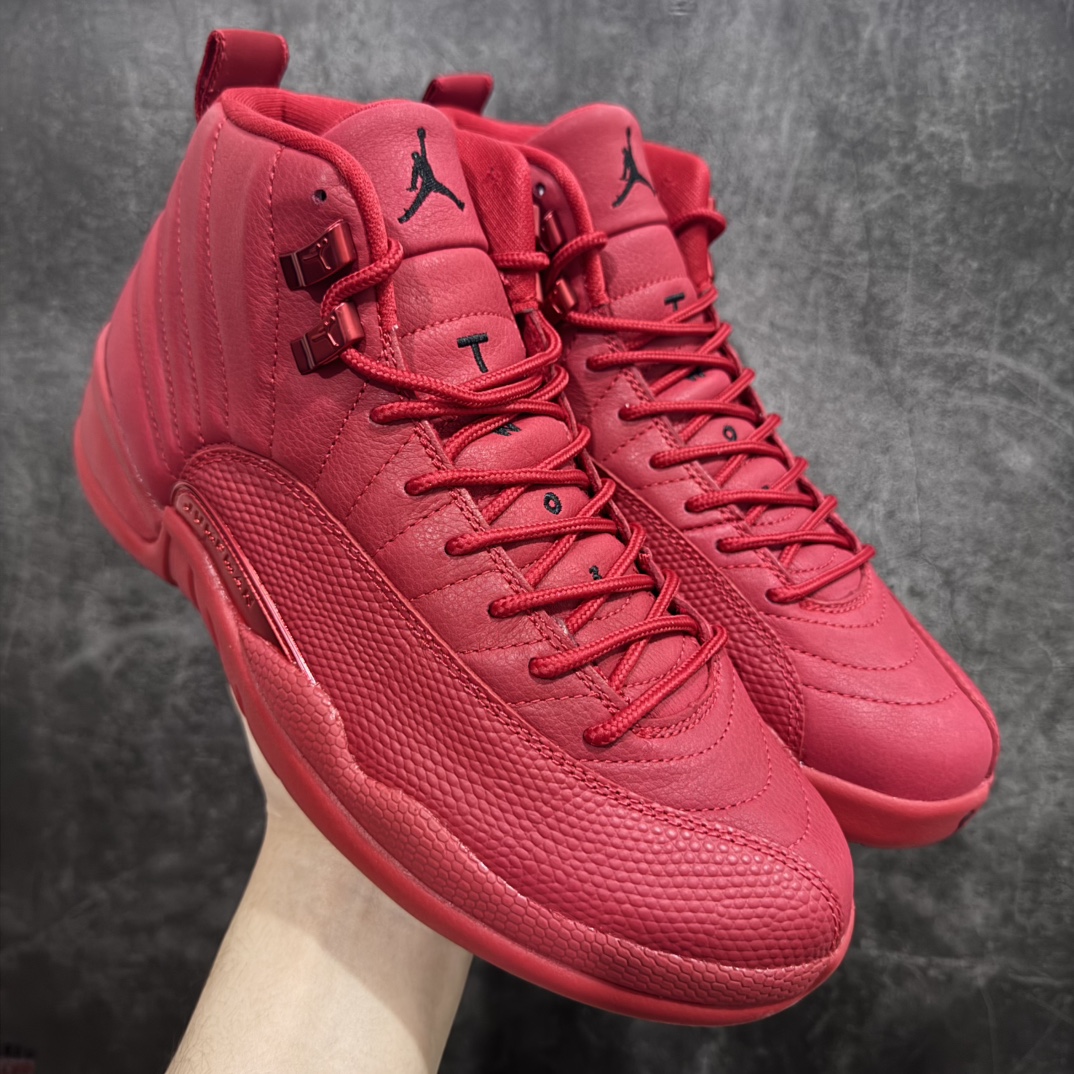 【TK至尊版】Air Jordan AJ12 Retro 潮流 中帮 复古篮球鞋 大红色 130690-601nn一比一原厂皮 最正确的版型鞋盒 鞋盒标 芯片 更多12代的配色陆续出齐真真的做到市场12代天花板 国外强烈推荐版本外贸混卖专供品质国内专业外贸AJ大厂出品原厂楦头纸板 原厂皮料打造 原厂真碳板 内置气垫  尺码：40 40.5 41 42 42.5 43 44 44.5 45 46 47.5 编码：ZG480520-莆田鞋批发中心