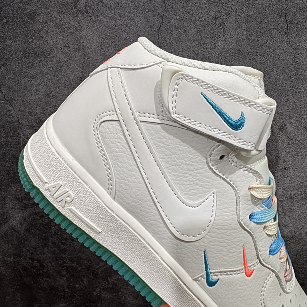 图片[7]-【公司级】Nike Air Force 1  MID LV8 米橙蓝迈阿密n#原楦头原纸板 打造纯正空军版型n#专注外贸渠道 全掌内置蜂窝气垫#原盒配件 原厂中底钢印、拉帮完美  官方货号：MI9663 536 Size：36 36.5 37.5 38 38.5 39 40 40.5 41 42 42.5 43 44 44.5 45 编码：LF310320-莆田鞋批发中心