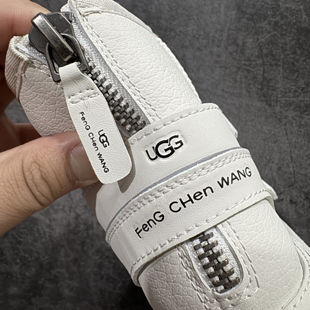 【纯原版】Feng ChenWang x UGG 联名款二合一两用可拆卸 女款雪地靴 1143310海淘代购高端零售版 组合中底轻便防滑 真羊皮毛一体  尺码：35 36 37 38 39 40 编码：AU500530-莆田鞋批发中心