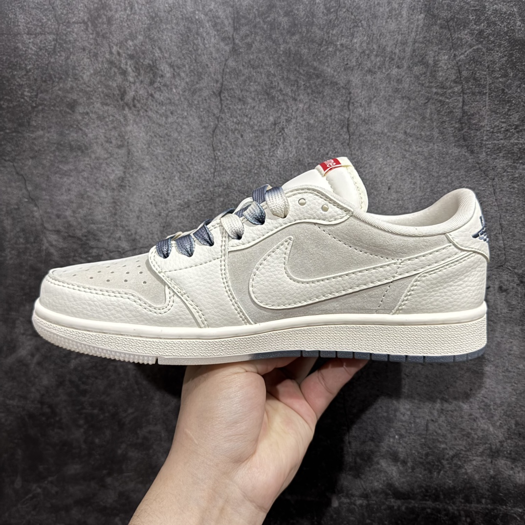 图片[2]-【定制版】Air Jordan 1 Low AJ1 乔一联名 高端定制 低帮复古休闲板鞋货号：BB7518-001n定制鞋盒 大厂纯原品质出货 超高清洁度 皮料切割干净无任何毛边 细节完美  尺码：36 36.5 37.5 38 38.5 39 40 40.5 41 42 42.5 43 44 44.5 45 编码：HXS320340-莆田鞋批发中心