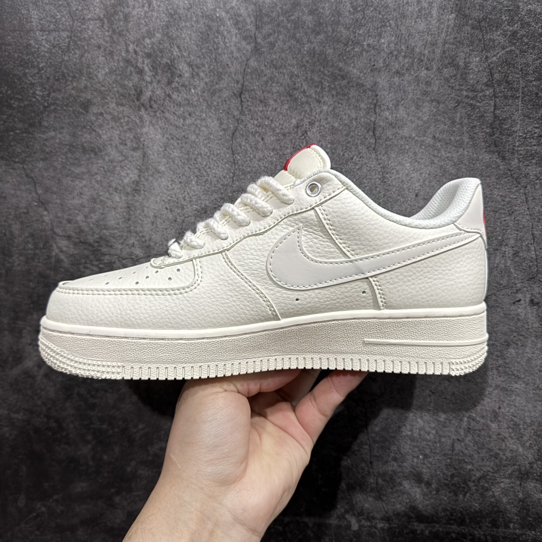 图片[2]-【公司级】Nk Air Force 1\’07 Low 斯图西联名-AF1米白红标 空军一号 低帮休闲板鞋 SJ6698-016rn原楦头原纸板 原装鞋盒 定制五金配件 内置全掌气垫 原厂鞋底 r 尺码：36 36.5 37.5 38 38.5 39 40 40.5 41 42 42.5 43 44 44.5 45  编码：HXS310320-莆田鞋批发中心