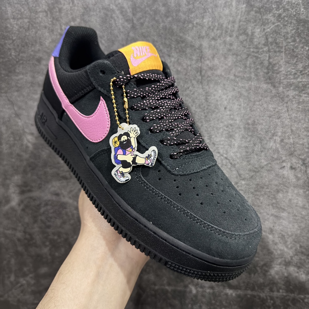 图片[3]-【公司级】Nike Air Force 1 Low 07 黑粉n原楦头原纸板 打造纯正低帮空军版型 专注外贸渠道 全掌内置蜂窝气垫原盒配件 原厂中底钢印、拉帮完美官方货号：CD0887 001 Size：36 36.5 37.5 38 38.5 39 40 40.5 41 42 42.5 43 44 44.5 45 编码：LF290300-莆田鞋批发中心