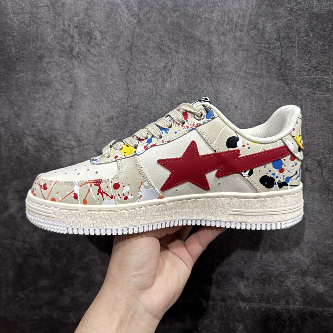 图片[2]-【纯原Y版】A BATHING APE STA  经典潮流 时尚板鞋 男女同款BAPE STA 是 Bape 旗下的一款运动鞋系列。BAPE STA 于 2002 年推出，该鞋款融合了 Bape 的品牌元素和风格，具有较高的辨识度。有各种丰富的颜色选择，满足不同消费者的喜好。Bape 作为著名的潮流品牌，BAPE STA 也带有浓厚的潮流感，受到许多潮流人士和明星的喜爱。对街头潮流文化产生了一定的影响。它不仅是一款运动鞋，更是潮流文化的一种象征。 尺码:36 36.5 37.5 38 38.5 40 40.5 41 42 42.5 43 44 44.5 45 46 编码：DF260280-莆田鞋批发中心