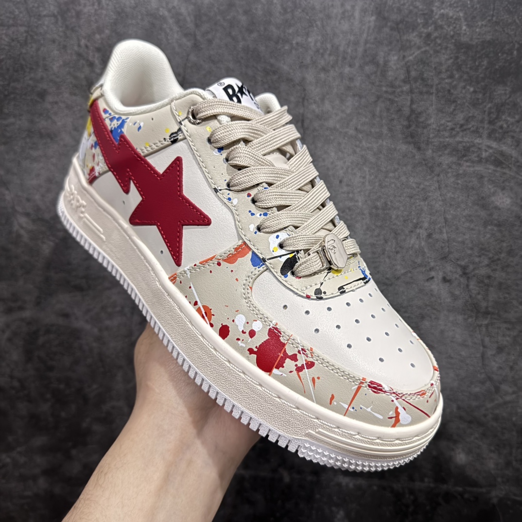 图片[3]-【纯原Y版】A BATHING APE STA  经典潮流 时尚板鞋 男女同款BAPE STA 是 Bape 旗下的一款运动鞋系列。BAPE STA 于 2002 年推出，该鞋款融合了 Bape 的品牌元素和风格，具有较高的辨识度。有各种丰富的颜色选择，满足不同消费者的喜好。Bape 作为著名的潮流品牌，BAPE STA 也带有浓厚的潮流感，受到许多潮流人士和明星的喜爱。对街头潮流文化产生了一定的影响。它不仅是一款运动鞋，更是潮流文化的一种象征。 尺码:36 36.5 37.5 38 38.5 40 40.5 41 42 42.5 43 44 44.5 45 46 编码：DF260280-莆田鞋批发中心