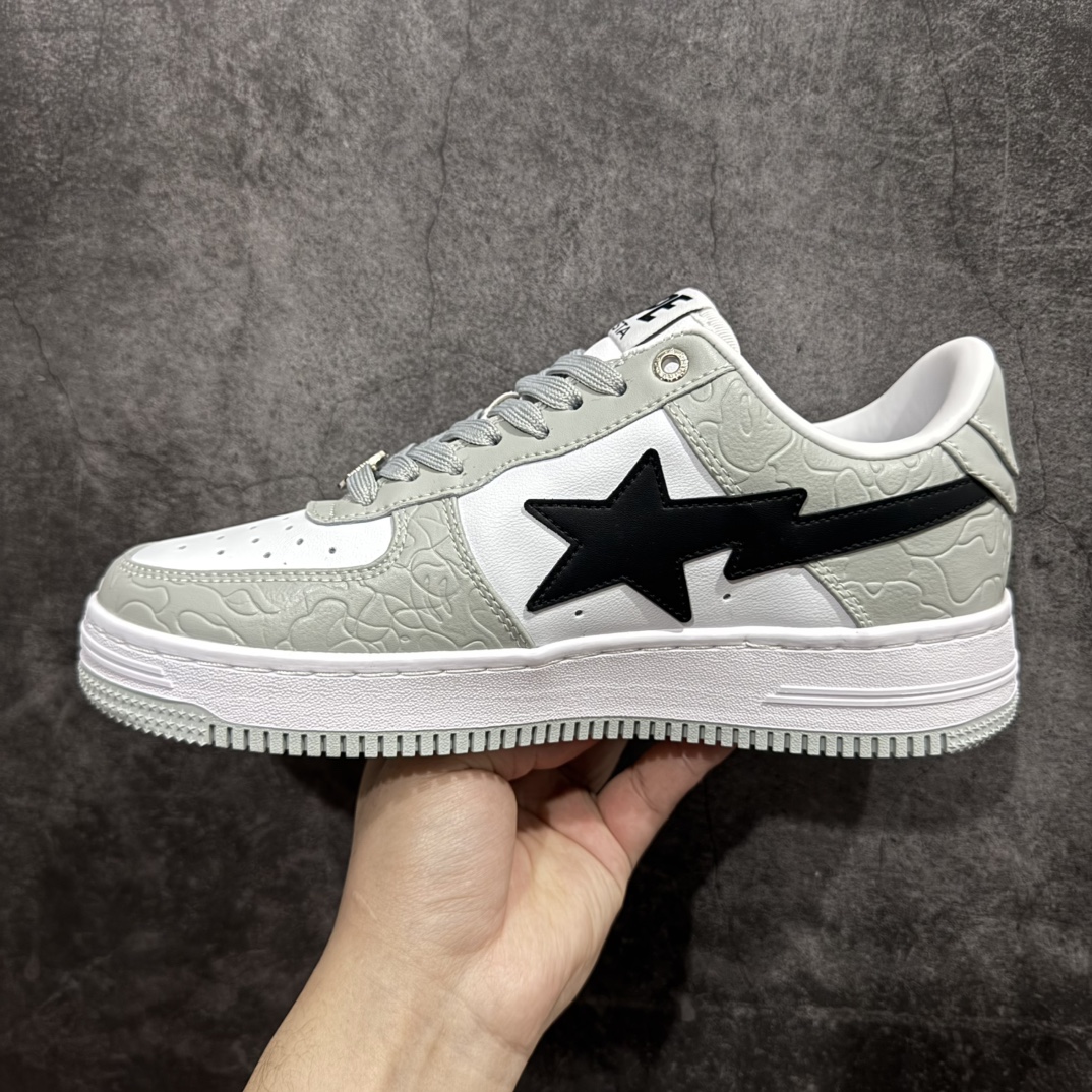 图片[2]-【纯原Y版】A BATHING APE STA  经典潮流 时尚板鞋 男女同款BAPE STA 是 Bape 旗下的一款运动鞋系列。BAPE STA 于 2002 年推出，该鞋款融合了 Bape 的品牌元素和风格，具有较高的辨识度。有各种丰富的颜色选择，满足不同消费者的喜好。Bape 作为著名的潮流品牌，BAPE STA 也带有浓厚的潮流感，受到许多潮流人士和明星的喜爱。对街头潮流文化产生了一定的影响。它不仅是一款运动鞋，更是潮流文化的一种象征。 尺码:36 36.5 37.5 38 38.5 40 40.5 41 42 42.5 43 44 44.5 45 46 编码：DF260280-莆田鞋批发中心