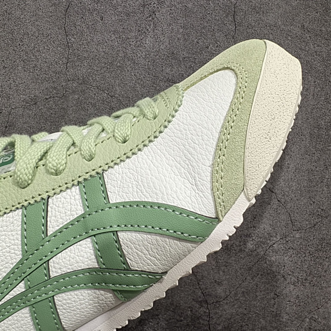 图片[6]-【MOK纯原】Asics Onitsuka Tiger MEXICO 66 亚瑟士鬼冢虎复古经典板鞋n市场最强版本 每个配色均购入原鞋校对 真正原厂头层牛皮 如假包赔 纹路、色泽、皮心颜色 质感百分百还原 海外订单工厂出品 超成熟稳定的做工品控 原装全套纸板楦头开发 原汁原味 完美呈现版型 私模正确鞋底咬花纹路 一比一鞋头弧度高度鞋身弧度 绝不口嗨 细节品控鞋型随意秒杀市面 原档咬花纹路私模大底 一个单元有六个三角形 总体形拼接呈现花瓣状 官方四联吊牌 原装Ortholite轻量化鞋垫 原盒原配 质保卡 说明书 钢印防尘纸  纸板中底带钢印 乳胶组合鞋垫 支持全方位的对比专柜 产品从款式颜色造型上体现出追求舒适和细节的完美 鞋类更是推崇手工制作的严谨与完美 融舒适性与可穿性的设计风格 注重细节的完美和别致魅力 既保持稳重 又不失轻松的时尚感 尺码：36 37 37.5 38 39 39.5 40 40.5 41.5 42 42.5 43.5 44 45 46 编码：WE230260-莆田鞋批发中心