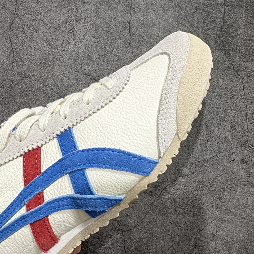 图片[6]-【MOK纯原】Asics Onitsuka Tiger MEXICO 66 亚瑟士鬼冢虎复古经典板鞋n市场最强版本 每个配色均购入原鞋校对 真正原厂头层牛皮 如假包赔 纹路、色泽、皮心颜色 质感百分百还原 海外订单工厂出品 超成熟稳定的做工品控 原装全套纸板楦头开发 原汁原味 完美呈现版型 私模正确鞋底咬花纹路 一比一鞋头弧度高度鞋身弧度 绝不口嗨 细节品控鞋型随意秒杀市面 原档咬花纹路私模大底 一个单元有六个三角形 总体形拼接呈现花瓣状 官方四联吊牌 原装Ortholite轻量化鞋垫 原盒原配 质保卡 说明书 钢印防尘纸  纸板中底带钢印 乳胶组合鞋垫 支持全方位的对比专柜 产品从款式颜色造型上体现出追求舒适和细节的完美 鞋类更是推崇手工制作的严谨与完美 融舒适性与可穿性的设计风格 注重细节的完美和别致魅力 既保持稳重 又不失轻松的时尚感 尺码：36 37 37.5 38 39 39.5 40 40.5 41.5 42 42.5 43.5 44 45 46 编码：WE230260-莆田鞋批发中心