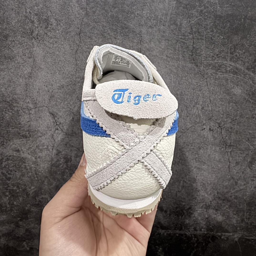 图片[4]-【MOK纯原】Asics Onitsuka Tiger MEXICO 66 亚瑟士鬼冢虎复古经典板鞋n市场最强版本 每个配色均购入原鞋校对 真正原厂头层牛皮 如假包赔 纹路、色泽、皮心颜色 质感百分百还原 海外订单工厂出品 超成熟稳定的做工品控 原装全套纸板楦头开发 原汁原味 完美呈现版型 私模正确鞋底咬花纹路 一比一鞋头弧度高度鞋身弧度 绝不口嗨 细节品控鞋型随意秒杀市面 原档咬花纹路私模大底 一个单元有六个三角形 总体形拼接呈现花瓣状 官方四联吊牌 原装Ortholite轻量化鞋垫 原盒原配 质保卡 说明书 钢印防尘纸  纸板中底带钢印 乳胶组合鞋垫 支持全方位的对比专柜 产品从款式颜色造型上体现出追求舒适和细节的完美 鞋类更是推崇手工制作的严谨与完美 融舒适性与可穿性的设计风格 注重细节的完美和别致魅力 既保持稳重 又不失轻松的时尚感 尺码：36 37 37.5 38 39 39.5 40 40.5 41.5 42 42.5 43.5 44 45 46 编码：WE230260-莆田鞋批发中心