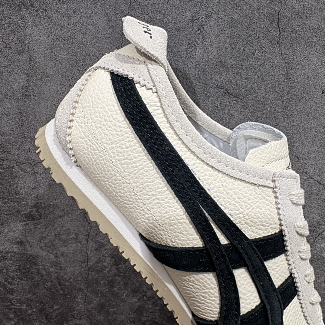 图片[7]-【MOK纯原】Asics Onitsuka Tiger MEXICO 66 亚瑟士鬼冢虎复古经典板鞋n市场最强版本 每个配色均购入原鞋校对 真正原厂头层牛皮 如假包赔 纹路、色泽、皮心颜色 质感百分百还原 海外订单工厂出品 超成熟稳定的做工品控 原装全套纸板楦头开发 原汁原味 完美呈现版型 私模正确鞋底咬花纹路 一比一鞋头弧度高度鞋身弧度 绝不口嗨 细节品控鞋型随意秒杀市面 原档咬花纹路私模大底 一个单元有六个三角形 总体形拼接呈现花瓣状 官方四联吊牌 原装Ortholite轻量化鞋垫 原盒原配 质保卡 说明书 钢印防尘纸  纸板中底带钢印 乳胶组合鞋垫 支持全方位的对比专柜 产品从款式颜色造型上体现出追求舒适和细节的完美 鞋类更是推崇手工制作的严谨与完美 融舒适性与可穿性的设计风格 注重细节的完美和别致魅力 既保持稳重 又不失轻松的时尚感 尺码：36 37 37.5 38 39 39.5 40 40.5 41.5 42 42.5 43.5 44 45 46 编码：WE230260-莆田鞋批发中心