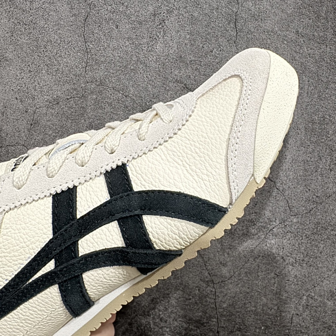 图片[6]-【MOK纯原】Asics Onitsuka Tiger MEXICO 66 亚瑟士鬼冢虎复古经典板鞋n市场最强版本 每个配色均购入原鞋校对 真正原厂头层牛皮 如假包赔 纹路、色泽、皮心颜色 质感百分百还原 海外订单工厂出品 超成熟稳定的做工品控 原装全套纸板楦头开发 原汁原味 完美呈现版型 私模正确鞋底咬花纹路 一比一鞋头弧度高度鞋身弧度 绝不口嗨 细节品控鞋型随意秒杀市面 原档咬花纹路私模大底 一个单元有六个三角形 总体形拼接呈现花瓣状 官方四联吊牌 原装Ortholite轻量化鞋垫 原盒原配 质保卡 说明书 钢印防尘纸  纸板中底带钢印 乳胶组合鞋垫 支持全方位的对比专柜 产品从款式颜色造型上体现出追求舒适和细节的完美 鞋类更是推崇手工制作的严谨与完美 融舒适性与可穿性的设计风格 注重细节的完美和别致魅力 既保持稳重 又不失轻松的时尚感 尺码：36 37 37.5 38 39 39.5 40 40.5 41.5 42 42.5 43.5 44 45 46 编码：WE230260-莆田鞋批发中心