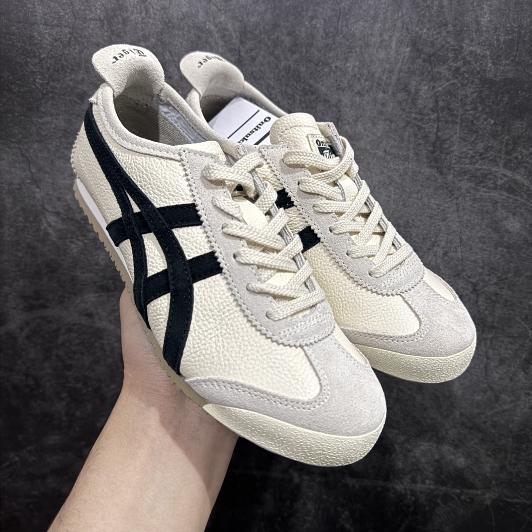 【MOK纯原】Asics Onitsuka Tiger MEXICO 66 亚瑟士鬼冢虎复古经典板鞋n市场最强版本 每个配色均购入原鞋校对 真正原厂头层牛皮 如假包赔 纹路、色泽、皮心颜色 质感百分百还原 海外订单工厂出品 超成熟稳定的做工品控 原装全套纸板楦头开发 原汁原味 完美呈现版型 私模正确鞋底咬花纹路 一比一鞋头弧度高度鞋身弧度 绝不口嗨 细节品控鞋型随意秒杀市面 原档咬花纹路私模大底 一个单元有六个三角形 总体形拼接呈现花瓣状 官方四联吊牌 原装Ortholite轻量化鞋垫 原盒原配 质保卡 说明书 钢印防尘纸  纸板中底带钢印 乳胶组合鞋垫 支持全方位的对比专柜 产品从款式颜色造型上体现出追求舒适和细节的完美 鞋类更是推崇手工制作的严谨与完美 融舒适性与可穿性的设计风格 注重细节的完美和别致魅力 既保持稳重 又不失轻松的时尚感 尺码：36 37 37.5 38 39 39.5 40 40.5 41.5 42 42.5 43.5 44 45 46 编码：WE230260-莆田鞋批发中心