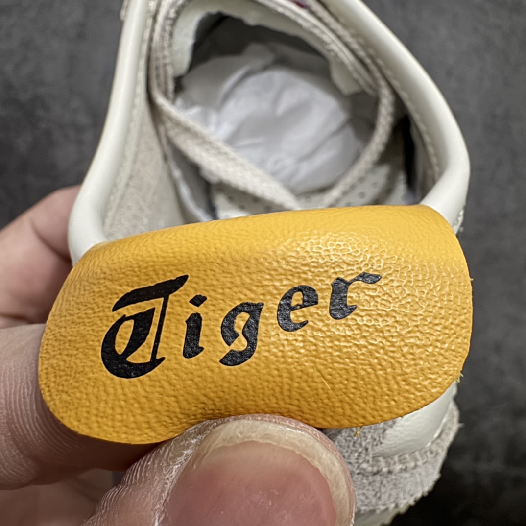 图片[2]-【MOK纯原】Asics Onitsuka Tiger MEXICO 66 亚瑟士鬼冢虎复古经典板鞋n市场最强版本 每个配色均购入原鞋校对 真正原厂头层牛皮 如假包赔 纹路、色泽、皮心颜色 质感百分百还原 海外订单工厂出品 超成熟稳定的做工品控 原装全套纸板楦头开发 原汁原味 完美呈现版型 私模正确鞋底咬花纹路 一比一鞋头弧度高度鞋身弧度 绝不口嗨 细节品控鞋型随意秒杀市面 原档咬花纹路私模大底 一个单元有六个三角形 总体形拼接呈现花瓣状 官方四联吊牌 原装Ortholite轻量化鞋垫 原盒原配 质保卡 说明书 钢印防尘纸  纸板中底带钢印 乳胶组合鞋垫 支持全方位的对比专柜 产品从款式颜色造型上体现出追求舒适和细节的完美 鞋类更是推崇手工制作的严谨与完美 融舒适性与可穿性的设计风格 注重细节的完美和别致魅力 既保持稳重 又不失轻松的时尚感 尺码：36 37 37.5 38 39 39.5 40 40.5 41.5 42 42.5 43.5 44 45 46 编码：WE230260-莆田鞋批发中心