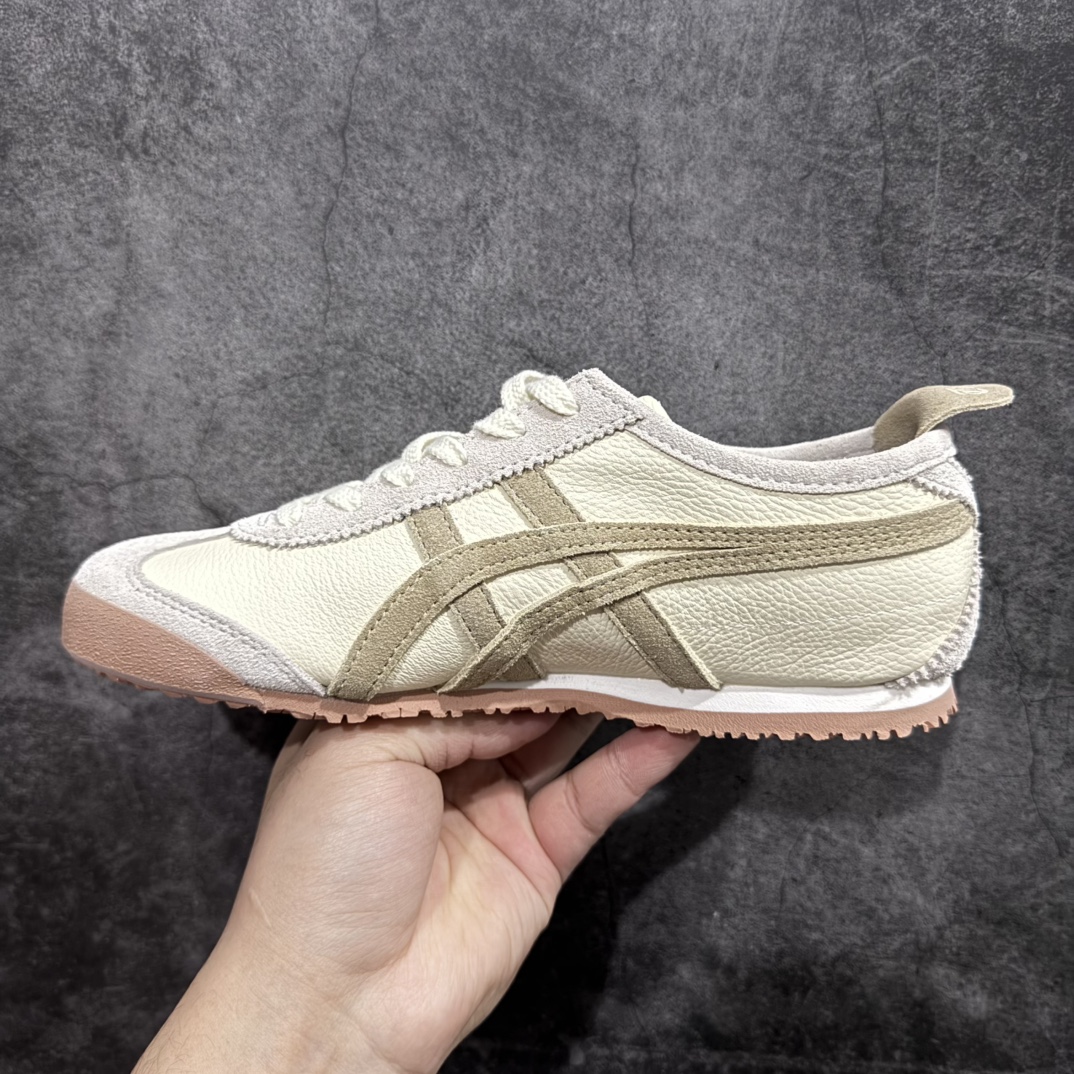 图片[2]-【MOK纯原】Asics Onitsuka Tiger MEXICO 66 亚瑟士鬼冢虎复古经典板鞋n市场最强版本 每个配色均购入原鞋校对 真正原厂头层牛皮 如假包赔 纹路、色泽、皮心颜色 质感百分百还原 海外订单工厂出品 超成熟稳定的做工品控 原装全套纸板楦头开发 原汁原味 完美呈现版型 私模正确鞋底咬花纹路 一比一鞋头弧度高度鞋身弧度 绝不口嗨 细节品控鞋型随意秒杀市面 原档咬花纹路私模大底 一个单元有六个三角形 总体形拼接呈现花瓣状 官方四联吊牌 原装Ortholite轻量化鞋垫 原盒原配 质保卡 说明书 钢印防尘纸  纸板中底带钢印 乳胶组合鞋垫 支持全方位的对比专柜 产品从款式颜色造型上体现出追求舒适和细节的完美 鞋类更是推崇手工制作的严谨与完美 融舒适性与可穿性的设计风格 注重细节的完美和别致魅力 既保持稳重 又不失轻松的时尚感 尺码：36 37 37.5 38 39 39.5 40 40.5 41.5 42 42.5 43.5 44 45 46 编码：WE230260-莆田鞋批发中心