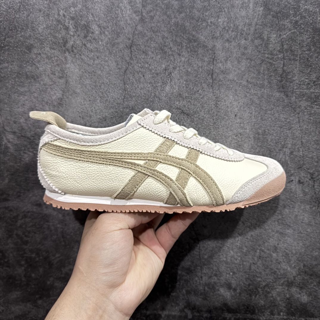 【MOK纯原】Asics Onitsuka Tiger MEXICO 66 亚瑟士鬼冢虎复古经典板鞋n市场最强版本 每个配色均购入原鞋校对 真正原厂头层牛皮 如假包赔 纹路、色泽、皮心颜色 质感百分百还原 海外订单工厂出品 超成熟稳定的做工品控 原装全套纸板楦头开发 原汁原味 完美呈现版型 私模正确鞋底咬花纹路 一比一鞋头弧度高度鞋身弧度 绝不口嗨 细节品控鞋型随意秒杀市面 原档咬花纹路私模大底 一个单元有六个三角形 总体形拼接呈现花瓣状 官方四联吊牌 原装Ortholite轻量化鞋垫 原盒原配 质保卡 说明书 钢印防尘纸  纸板中底带钢印 乳胶组合鞋垫 支持全方位的对比专柜 产品从款式颜色造型上体现出追求舒适和细节的完美 鞋类更是推崇手工制作的严谨与完美 融舒适性与可穿性的设计风格 注重细节的完美和别致魅力 既保持稳重 又不失轻松的时尚感 尺码：36 37 37.5 38 39 39.5 40 40.5 41.5 42 42.5 43.5 44 45 46 编码：WE230260-莆田鞋批发中心