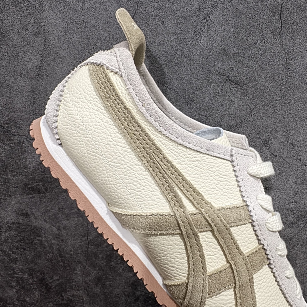 图片[7]-【MOK纯原】Asics Onitsuka Tiger MEXICO 66 亚瑟士鬼冢虎复古经典板鞋n市场最强版本 每个配色均购入原鞋校对 真正原厂头层牛皮 如假包赔 纹路、色泽、皮心颜色 质感百分百还原 海外订单工厂出品 超成熟稳定的做工品控 原装全套纸板楦头开发 原汁原味 完美呈现版型 私模正确鞋底咬花纹路 一比一鞋头弧度高度鞋身弧度 绝不口嗨 细节品控鞋型随意秒杀市面 原档咬花纹路私模大底 一个单元有六个三角形 总体形拼接呈现花瓣状 官方四联吊牌 原装Ortholite轻量化鞋垫 原盒原配 质保卡 说明书 钢印防尘纸  纸板中底带钢印 乳胶组合鞋垫 支持全方位的对比专柜 产品从款式颜色造型上体现出追求舒适和细节的完美 鞋类更是推崇手工制作的严谨与完美 融舒适性与可穿性的设计风格 注重细节的完美和别致魅力 既保持稳重 又不失轻松的时尚感 尺码：36 37 37.5 38 39 39.5 40 40.5 41.5 42 42.5 43.5 44 45 46 编码：WE230260-莆田鞋批发中心