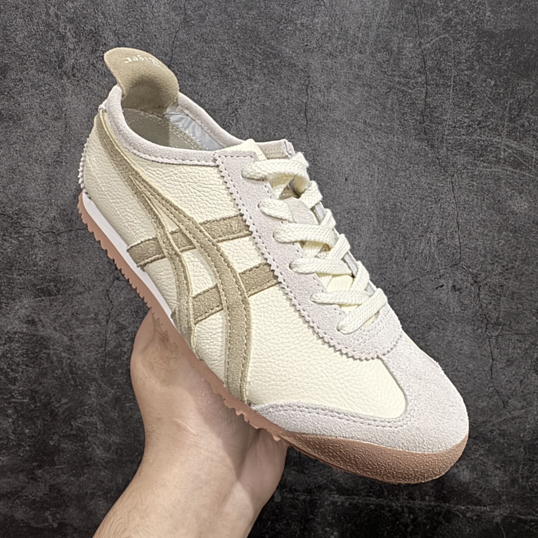 图片[3]-【MOK纯原】Asics Onitsuka Tiger MEXICO 66 亚瑟士鬼冢虎复古经典板鞋n市场最强版本 每个配色均购入原鞋校对 真正原厂头层牛皮 如假包赔 纹路、色泽、皮心颜色 质感百分百还原 海外订单工厂出品 超成熟稳定的做工品控 原装全套纸板楦头开发 原汁原味 完美呈现版型 私模正确鞋底咬花纹路 一比一鞋头弧度高度鞋身弧度 绝不口嗨 细节品控鞋型随意秒杀市面 原档咬花纹路私模大底 一个单元有六个三角形 总体形拼接呈现花瓣状 官方四联吊牌 原装Ortholite轻量化鞋垫 原盒原配 质保卡 说明书 钢印防尘纸  纸板中底带钢印 乳胶组合鞋垫 支持全方位的对比专柜 产品从款式颜色造型上体现出追求舒适和细节的完美 鞋类更是推崇手工制作的严谨与完美 融舒适性与可穿性的设计风格 注重细节的完美和别致魅力 既保持稳重 又不失轻松的时尚感 尺码：36 37 37.5 38 39 39.5 40 40.5 41.5 42 42.5 43.5 44 45 46 编码：WE230260-莆田鞋批发中心