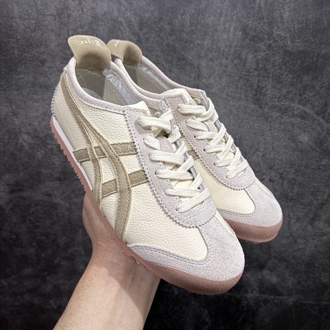 【MOK纯原】Asics Onitsuka Tiger MEXICO 66 亚瑟士鬼冢虎复古经典板鞋n市场最强版本 每个配色均购入原鞋校对 真正原厂头层牛皮 如假包赔 纹路、色泽、皮心颜色 质感百分百还原 海外订单工厂出品 超成熟稳定的做工品控 原装全套纸板楦头开发 原汁原味 完美呈现版型 私模正确鞋底咬花纹路 一比一鞋头弧度高度鞋身弧度 绝不口嗨 细节品控鞋型随意秒杀市面 原档咬花纹路私模大底 一个单元有六个三角形 总体形拼接呈现花瓣状 官方四联吊牌 原装Ortholite轻量化鞋垫 原盒原配 质保卡 说明书 钢印防尘纸  纸板中底带钢印 乳胶组合鞋垫 支持全方位的对比专柜 产品从款式颜色造型上体现出追求舒适和细节的完美 鞋类更是推崇手工制作的严谨与完美 融舒适性与可穿性的设计风格 注重细节的完美和别致魅力 既保持稳重 又不失轻松的时尚感 尺码：36 37 37.5 38 39 39.5 40 40.5 41.5 42 42.5 43.5 44 45 46 编码：WE230260-莆田鞋批发中心