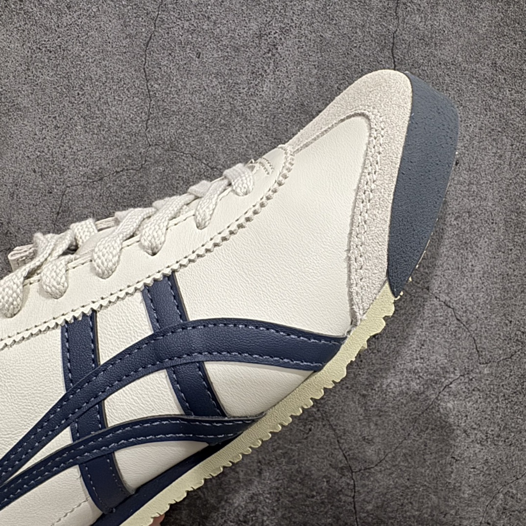 图片[6]-【MOK纯原】Asics Onitsuka Tiger MEXICO 66 亚瑟士鬼冢虎复古经典板鞋n市场最强版本 每个配色均购入原鞋校对 真正原厂头层牛皮 如假包赔 纹路、色泽、皮心颜色 质感百分百还原 海外订单工厂出品 超成熟稳定的做工品控 原装全套纸板楦头开发 原汁原味 完美呈现版型 私模正确鞋底咬花纹路 一比一鞋头弧度高度鞋身弧度 绝不口嗨 细节品控鞋型随意秒杀市面 原档咬花纹路私模大底 一个单元有六个三角形 总体形拼接呈现花瓣状 官方四联吊牌 原装Ortholite轻量化鞋垫 原盒原配 质保卡 说明书 钢印防尘纸  纸板中底带钢印 乳胶组合鞋垫 支持全方位的对比专柜 产品从款式颜色造型上体现出追求舒适和细节的完美 鞋类更是推崇手工制作的严谨与完美 融舒适性与可穿性的设计风格 注重细节的完美和别致魅力 既保持稳重 又不失轻松的时尚感 尺码：36 37 37.5 38 39 39.5 40 40.5 41.5 42 42.5 43.5 44 45 46 编码：WE230260-莆田鞋批发中心