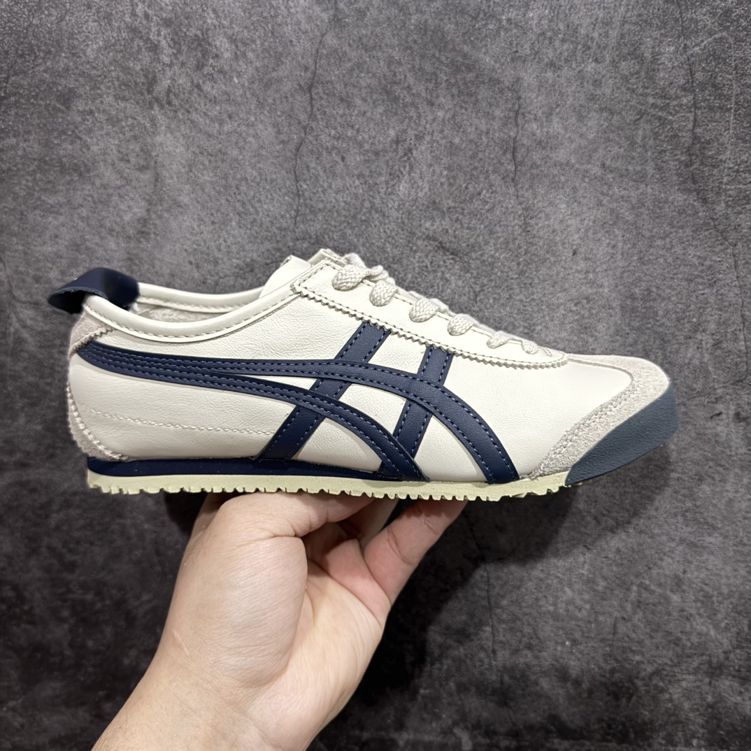 【MOK纯原】Asics Onitsuka Tiger MEXICO 66 亚瑟士鬼冢虎复古经典板鞋n市场最强版本 每个配色均购入原鞋校对 真正原厂头层牛皮 如假包赔 纹路、色泽、皮心颜色 质感百分百还原 海外订单工厂出品 超成熟稳定的做工品控 原装全套纸板楦头开发 原汁原味 完美呈现版型 私模正确鞋底咬花纹路 一比一鞋头弧度高度鞋身弧度 绝不口嗨 细节品控鞋型随意秒杀市面 原档咬花纹路私模大底 一个单元有六个三角形 总体形拼接呈现花瓣状 官方四联吊牌 原装Ortholite轻量化鞋垫 原盒原配 质保卡 说明书 钢印防尘纸  纸板中底带钢印 乳胶组合鞋垫 支持全方位的对比专柜 产品从款式颜色造型上体现出追求舒适和细节的完美 鞋类更是推崇手工制作的严谨与完美 融舒适性与可穿性的设计风格 注重细节的完美和别致魅力 既保持稳重 又不失轻松的时尚感 尺码：36 37 37.5 38 39 39.5 40 40.5 41.5 42 42.5 43.5 44 45 46 编码：WE230260-莆田鞋批发中心